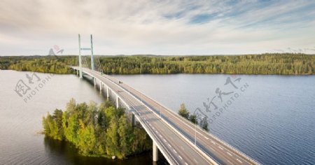 跨湖大桥风景图片