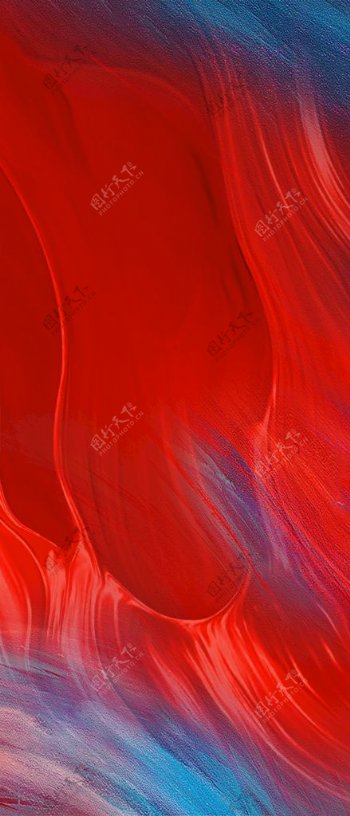 红蓝抽象水墨肌理地产背景图片