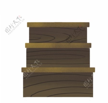木质楼梯装饰元素图片