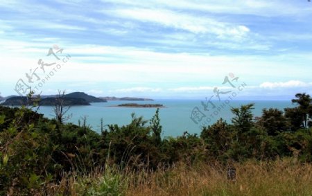 新西兰海滨自然风景图片