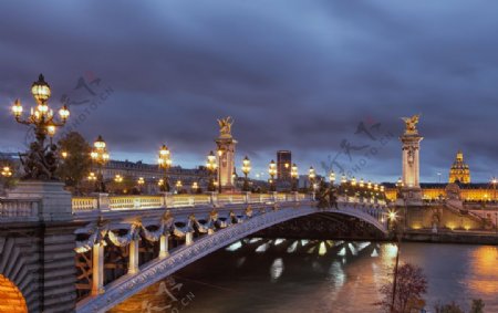 欧洲城市桥梁图片