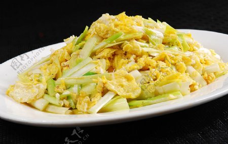 豫菜韭黄炒鸡蛋图片