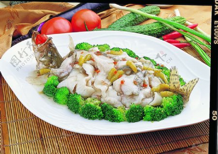 豫菜巧手桂鱼图片