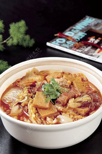 南北热菜砂锅烩菜图片