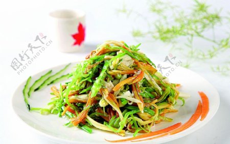 浙菜金菇荷兰豆图片