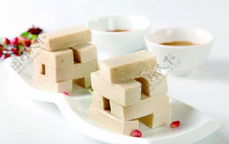 浙菜蘸汁豆腐图片