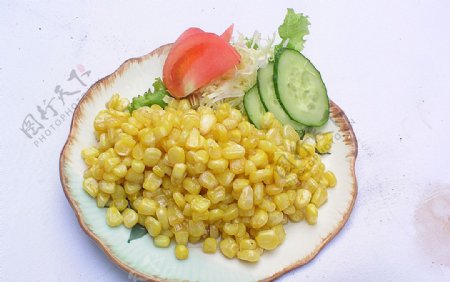 家常菜黄油玉米图片