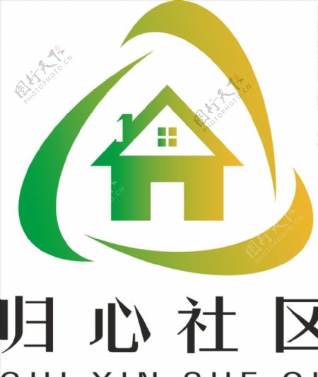 社区房子logo图片