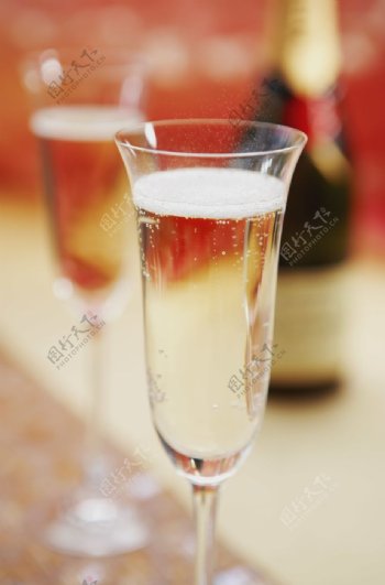 香槟调酒饮品背景素材图片