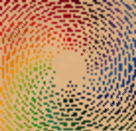彩虹色的光谱图片