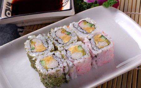 寿司类小花卷寿司图片