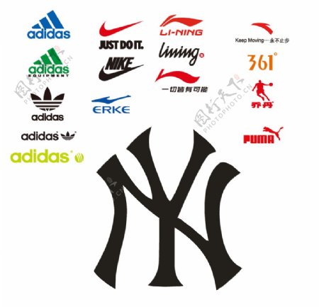 运动品牌Logo图片