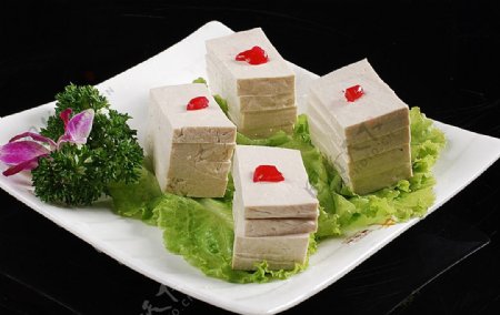 火锅配菜豆腐图片