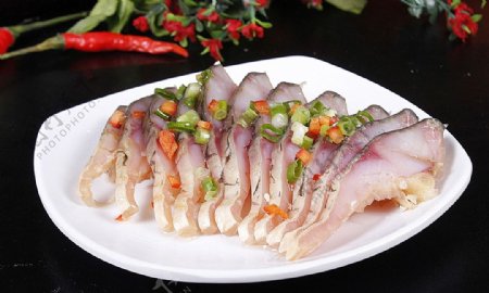 鲁菜山东菜鲜香咸鱼干图片