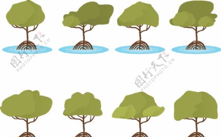 创意树图案图片