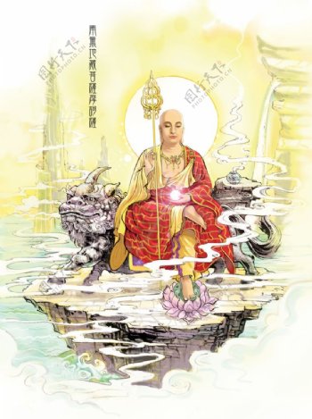 地藏菩萨高清法相图片