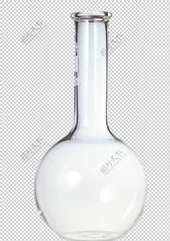 容量瓶科学化学实验器材PNG图片