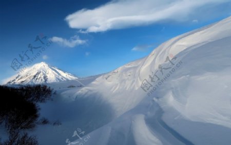 雪山雪景图片